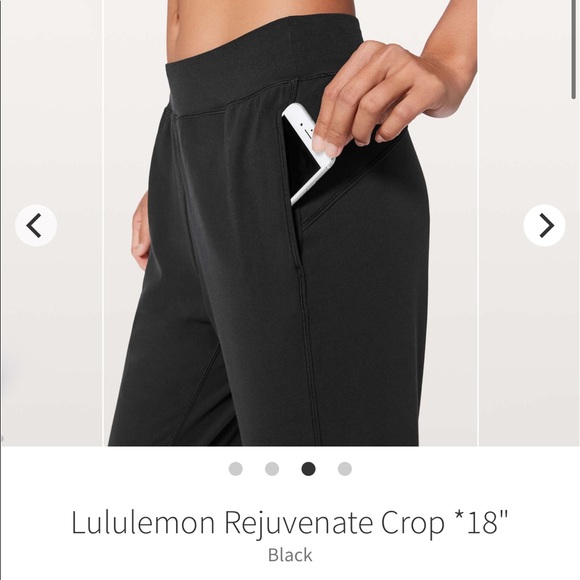 Lululemon Rejuvenate Crop *18"
Black - Picture 2 of 7